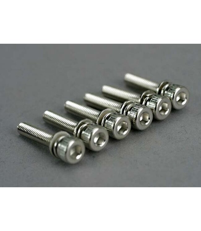 Screws 3x15mm cap-head machine (hex drive) with split TRX5142