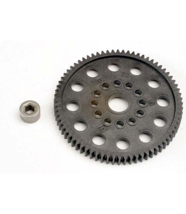 Spur gear (72-Tooth) (32-pitch) w/bushing TRX4472