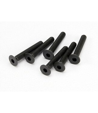 Traxxas Screws 3x20mm countersunk machine (hex drive) (6) TRX4857