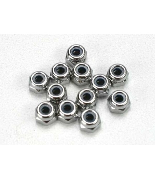Nuts 2.5mm nylon locking (12) TRX5158