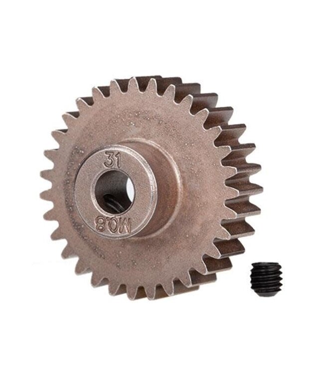 Gear 31-T pinion (32-p) (steel) set screw TRX5638