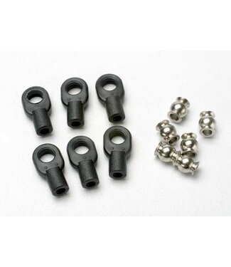 Traxxas Rod ends small with hollow balls (6) TRX5349