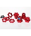 Traxxas Wheel Hubs splined 17mm (red-anodized) TRX5353R