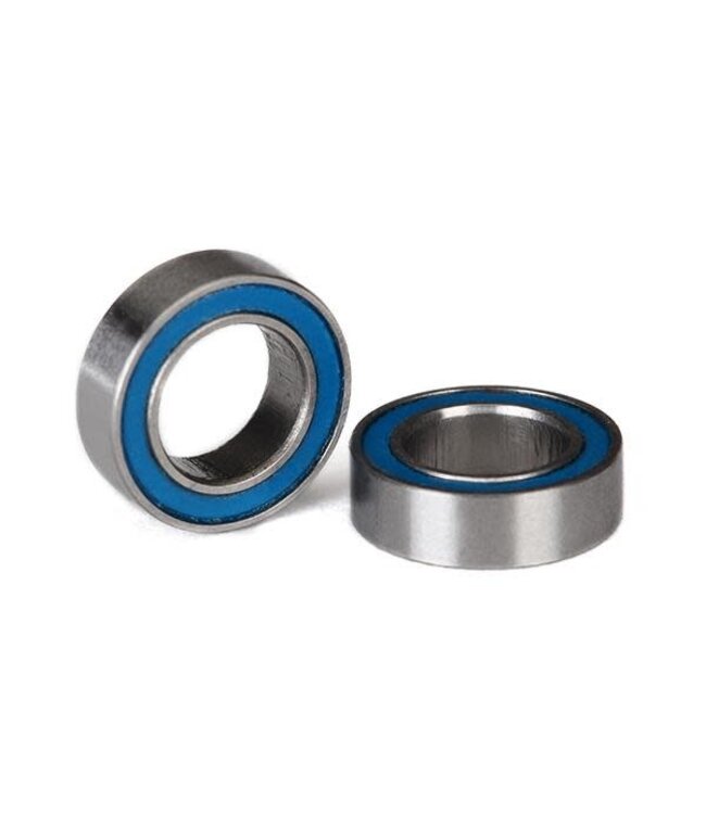 Ball bearings blue rubber sealed (6x10x3mm) (2) TRX5105