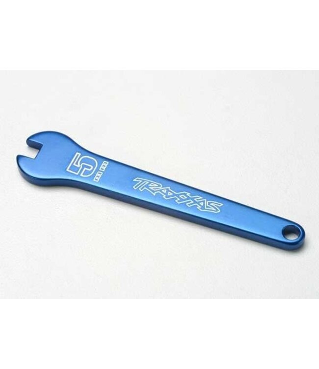 Flat wrench 5mm (blue-anodized aluminum) TRX5477