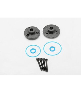 Traxxas Cover plates differential (front or rear) with gaskets (2) TRX7080