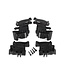 Traxxas Battery hold-down mounts left (2) with screws TRX7718