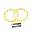 Traxxas Sidewall protector beadlock-style (yellow) (2) with 2.5x8mm TRX5665