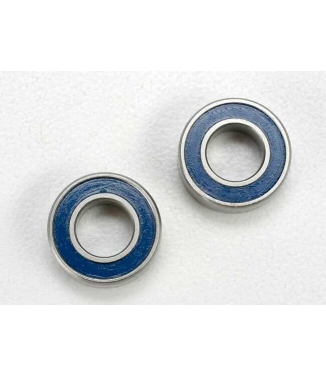 Ball bearings blue rubber sealed (6x12x4mm) (2) TRX5117
