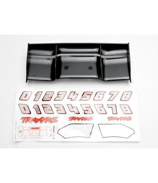 Traxxas Wing Revo (Exo-Carbon finish)/ decal sheet TRX5446G