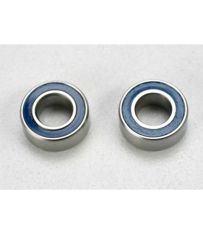 Ball bearings blue rubber sealed (5x10x4mm) (2) TRX5115