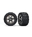 Traxxas Traxxas Tires  wheels glued (2.8') Talon black chrome TRX6773X