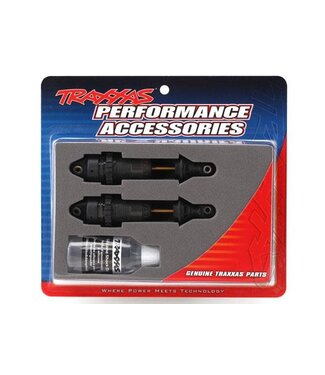 Traxxas Shocks (GTR Long) hard-anodized PTFE-coated bodies with TiN shafts TRX7461X