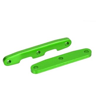 Traxxas Bulkhead tie bars front & rear aluminum (green-anodized) TRX6823G