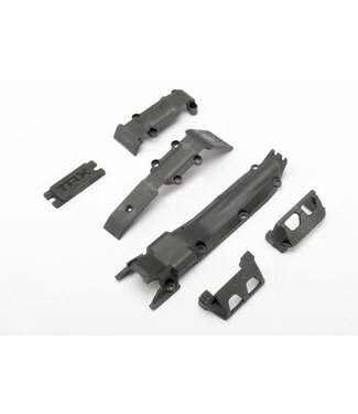 Traxxas Skidplate set front (1)/ rear (1)/ transmission (1)/ steering TRX7037