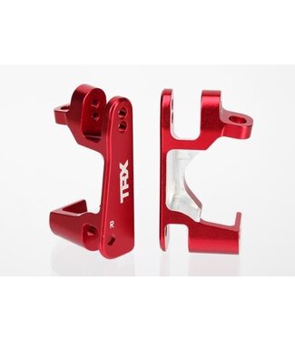 Traxxas Caster blocks aluminium left & right (red-anodized)