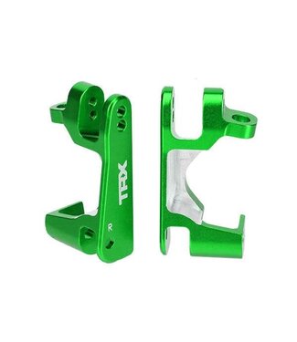 Traxxas Caster blocks aluminum left & right (green-anodized)