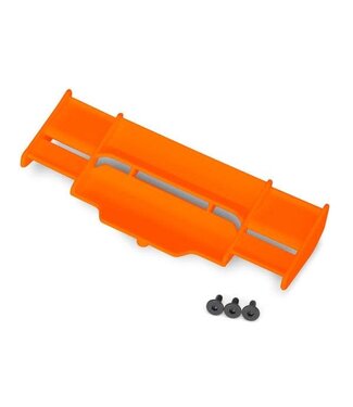 Traxxas Wing for Rustler 4X4 (orange) with 3x8mm FCS (3