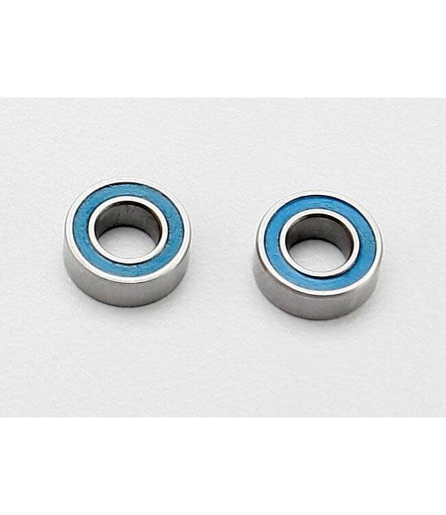 Ball bearings blue rubber sealed (4x8x3mm) (2) TRX7019