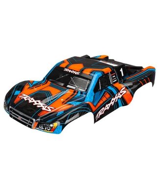 Traxxas Body Slash 4X4 orange and blue (painted with decals applied) TRX6844