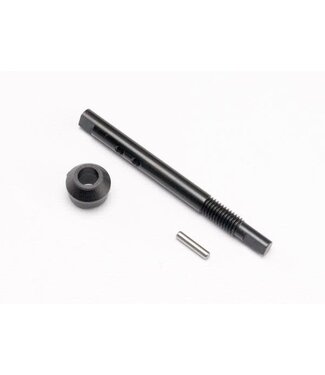 Traxxas Input shaft (slipper shaft)/ bearing adapter (1)/pin (1)