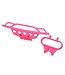 Traxxas Bumper front bumper mount front (PINK) TRX5835P