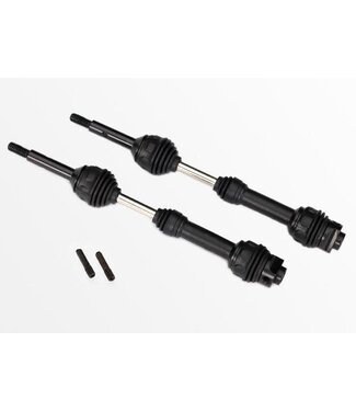 Traxxas Driveshafts rear steel-spline  (complete assembly)