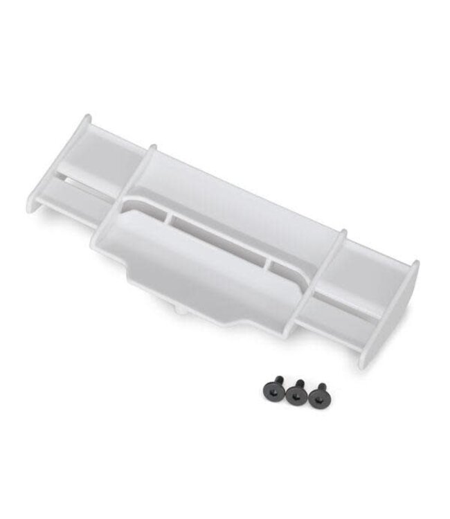Wing for Rustler 4X4 (white) with 3x8mm FCS (3)