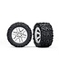 Traxxas Traxxas Tires wheels glued (2.8') Talon satin chrome TRX6774R