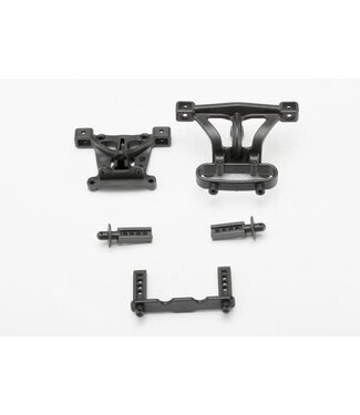 Traxxas Body mounts front & rear with body posts front & rear TRX7015