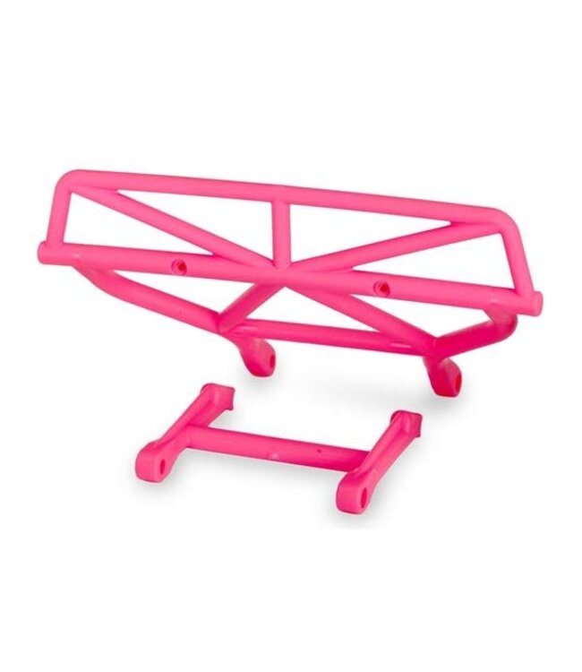 Bumper. rear/ bumper mount. rear (PINK). TRX5836P