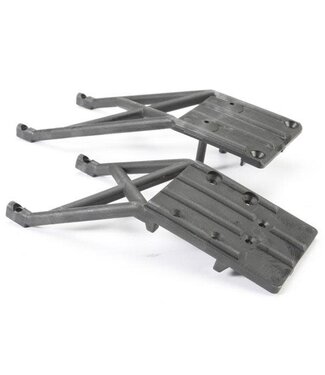 Traxxas Skidplates front & rear (black) TRX5837