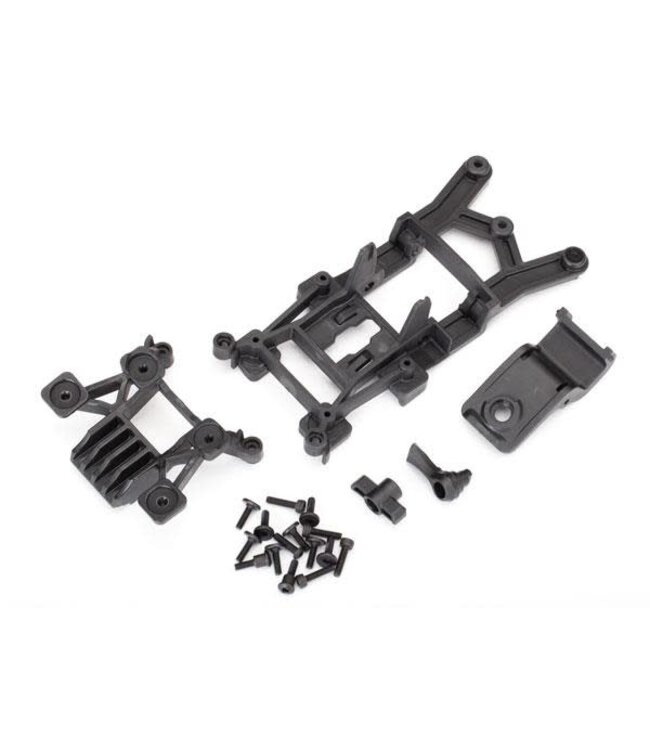 Body mounts front & rear/ 3x12mm CS (4) TRX6720