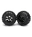 Traxxas Tires and wheels assembled glued (Geode black beadlock style wheel) TRX7277