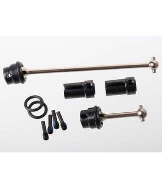 Traxxas Driveshafts center (steel constant-velocity) front/ rear TRX7250R