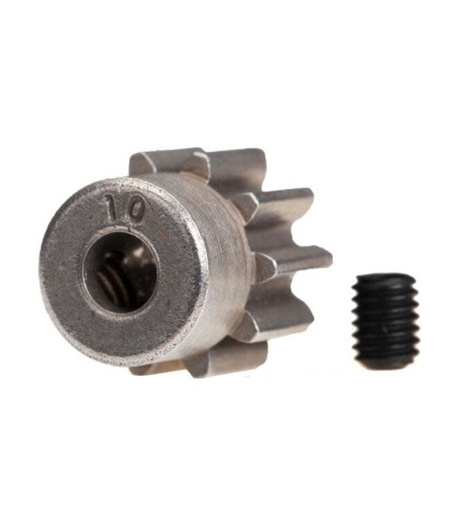 Gear. 10-T pinion (32-p) (steel)/ set screw