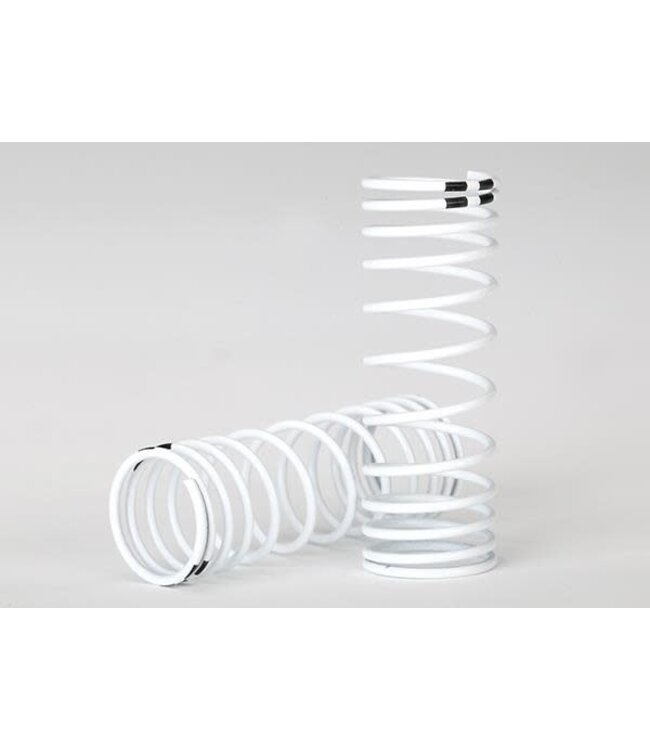 Traxxas Springs front (white) (progressive rate) (2) TRX7458