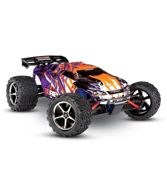 Traxxas E-Revo VXL 1/16 4x4 Brushless TQi TSM (incl battery/charger). Purple. TRX71076-3P