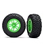 Traxxas Tires & wheels assembled glued SCT Split-Spoke TRX5892G