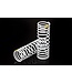 Traxxas Springs Front (white) (Progressive +20% Rate Yellow Stripe TRX5856