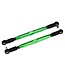 Traxxas Toe links X-Maxx (TUBES green-anodized 7075-T6 aluminum stronger than titanium) (157mm) & aluminum wrench 10mm (1) TRX7748G