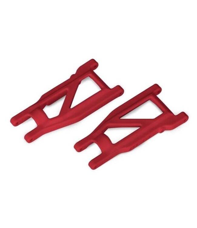 Suspension arms red front/rear (left & right) (2) TRX3655L