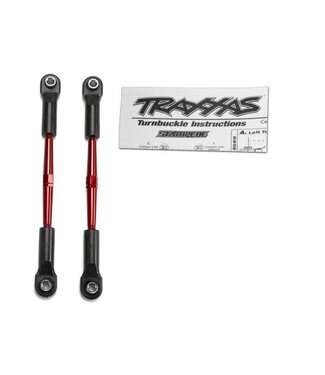 Traxxas Turnbuckles aluminum (red-anodized) toe links 61mm TRX2336X