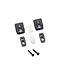 Traxxas Side marker light housing (2) with mount (2) and lens (2) 1.6x5 BCS (self-tapping) (2) TRX8816X