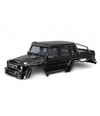 Traxxas Body Mercedes-Benz G 63 complete (gloss black metallic) (includes grille) TRX8825R