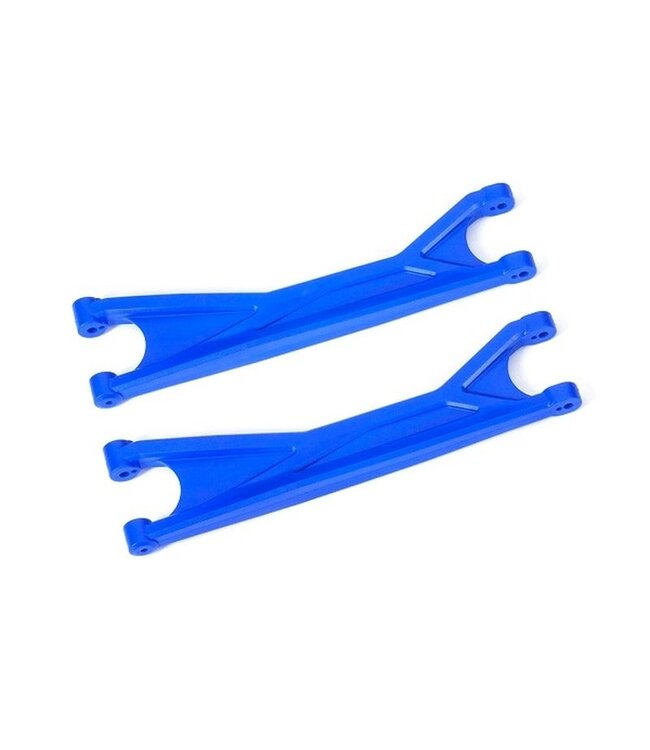 Suspension arms upper blue (left or right front or rear) (2) (for WideXmaxx kit)