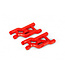 Traxxas Suspension arms red front heavy duty (2) TRX2531R