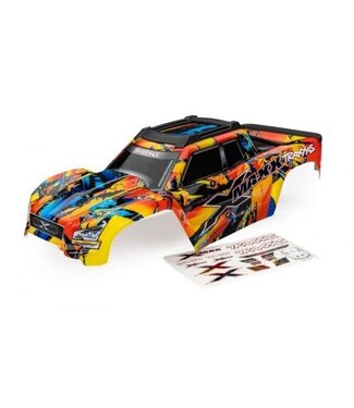 Traxxas Solar Flare Body X-MAXX 8S decals applied painted complete TRX7811X