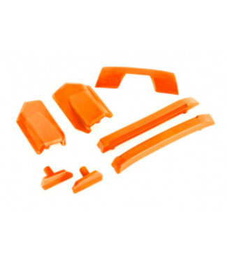 Traxxas Body reinforcement set orange with skid pads (roof) (fits #9511 body) TRX9510T