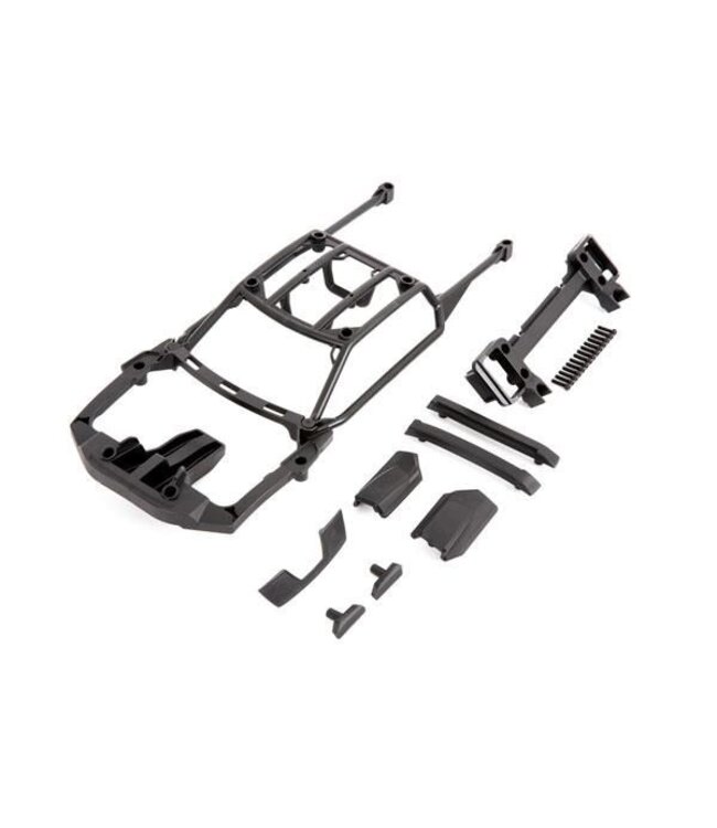 Body support (assembled with front mount & rear latch)/ skid pads (roof) (left & right) TRX9513X